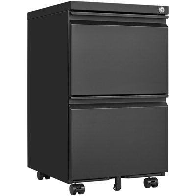 Esmael 15.35'' Wide 3 -Drawer Mobile File Cabinet -  Latitude RunÂ®, 2968FDEEEA9942F6B0291ABB1FFFA96E