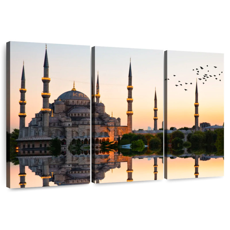 Dusky Hagia Sophia, 20" H x 33" W