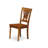 7 Piece Dining Table Set Consist of an Oval Wooden Table with Butterfly Leaf and 6 Dining Room Chairs, Saddle Brown-1771820214-1820442374