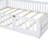 Wood Full Size House Platform Bed With Guardrail-270609201
