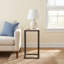 Mabel Marble and Hammered Iron Side Table