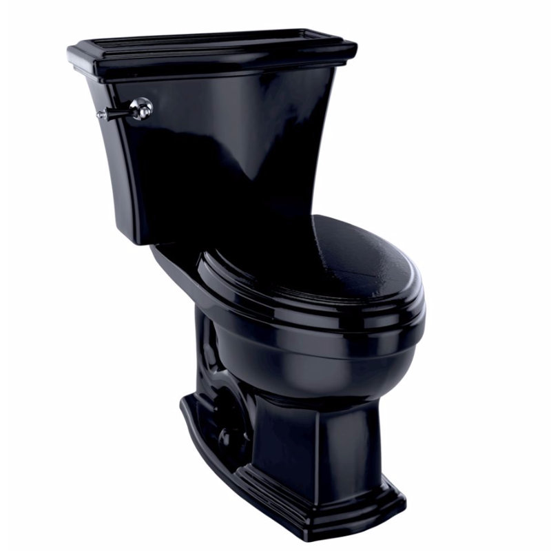 Toilette allongée deux pièces Clayton® 1,6 GPF (siège non inclus), Ébène