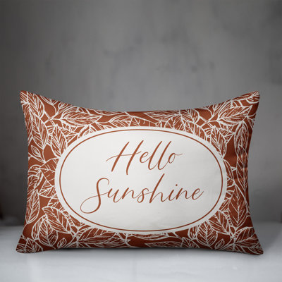 Floral Outdoor Reversible Throw Pillow