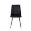 50cm H Velvet Upholstered Metal Side Chair-686924708-689253978