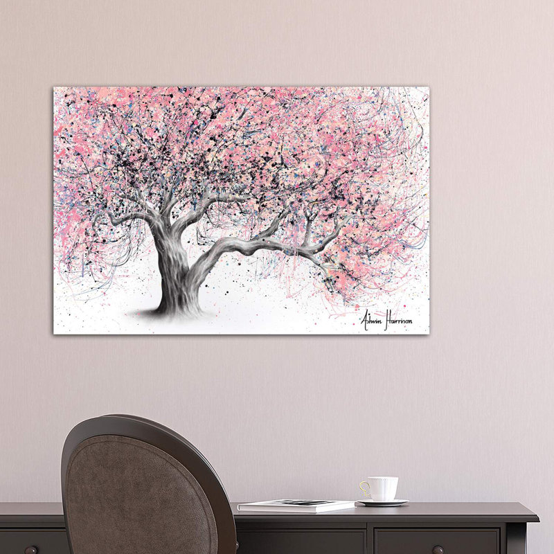 Taffy Blossom Tree by Ashvin Harrison - Wrapped Canvas Print, 101.6 cm H x 66.04 cm W x 1.91 cm D
