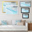 Reproduction de cadre flottant sur toile surré bleu-1886245041-1886245006