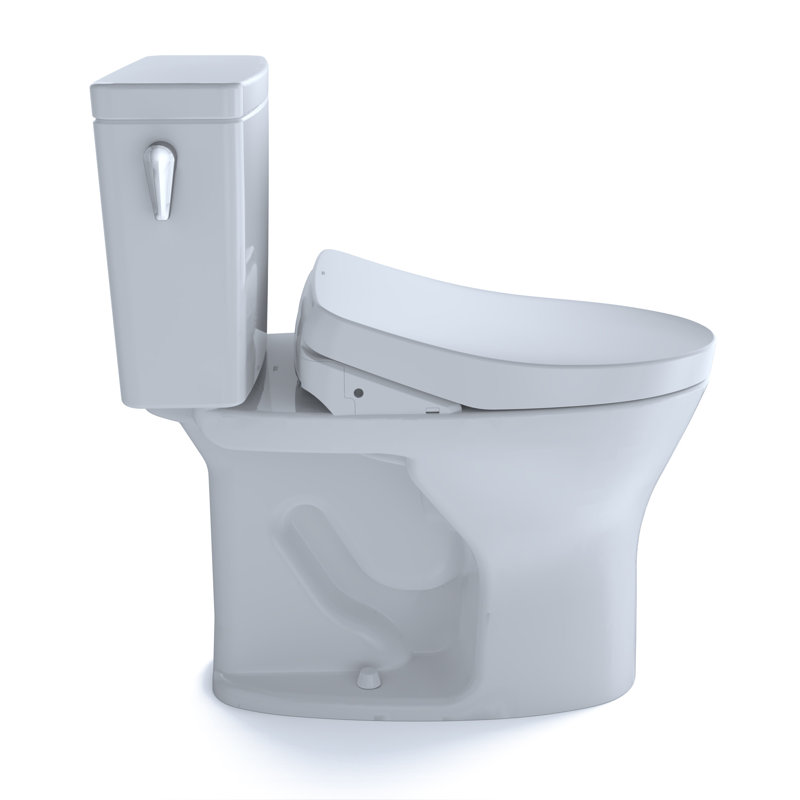 Drake® Dual-Flush Elongated Two-Piece toilet (Seat Included), 10"