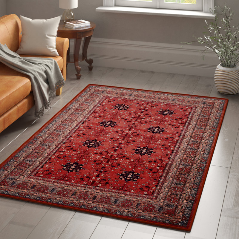 Abbeville Oriental Wool Area Rug, Rectangle 240 x 340cm