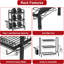 3-Tier Dish Drainer Rack with Drip Trays