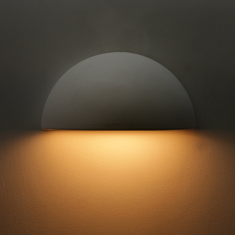 Nisse Ceramic Half Moon, Paintable Bisque