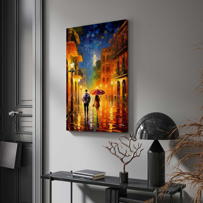 " Havana By Night " Painting Print, 40" H x 24" W x 1.5" D