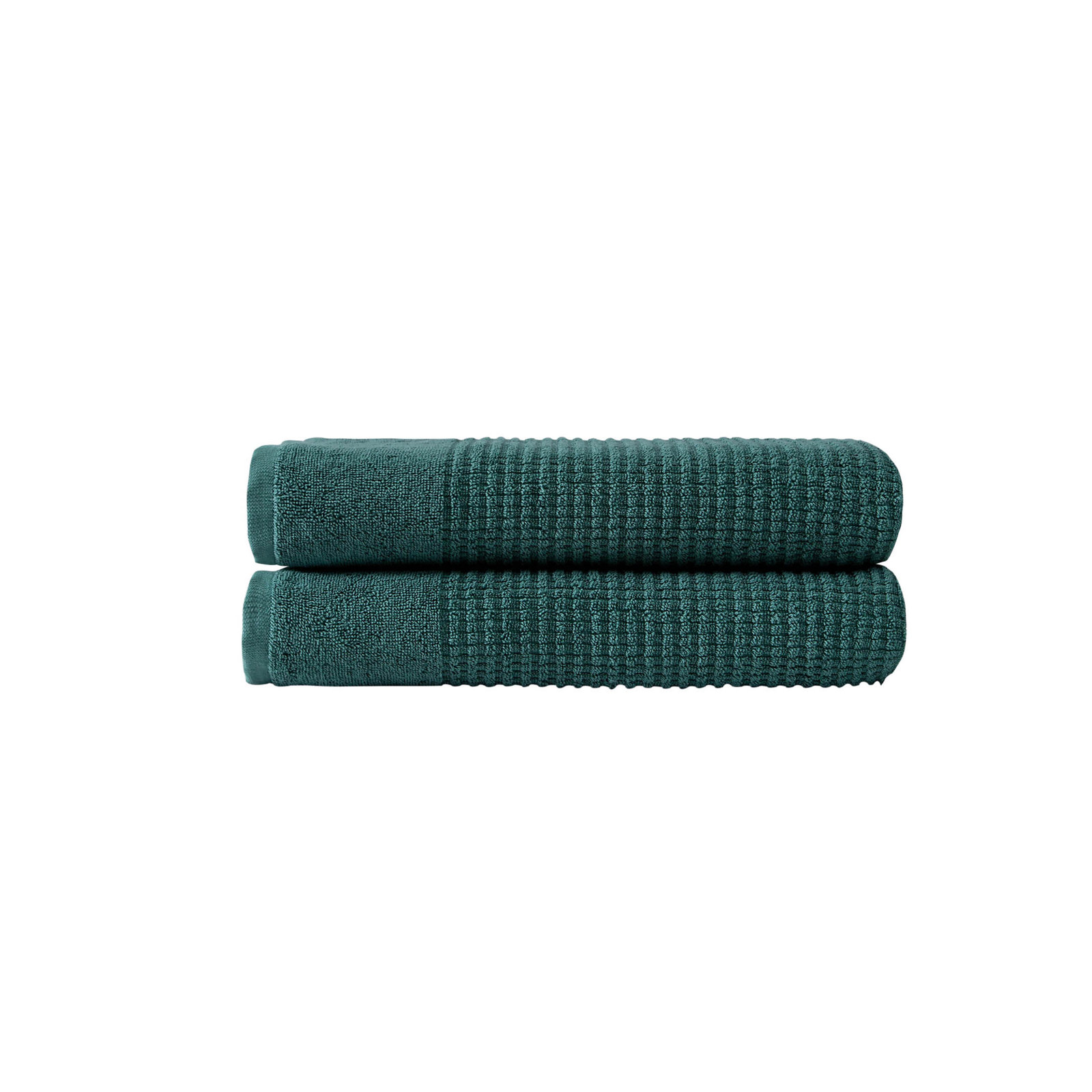 Earline 2-Piece Turkish Cotton Bath Towel Set, Green