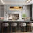 Barela 10 - Light 37" Wide Kitchen Island Pendant with Crystal Accent