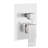 Ceiling-Mounted Complete 12" High-Pressure Shower System with Rough in-Valve-57553145