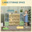 AIYAPLAY Kids Bookshelf and Toy Storage Organiser Unit with Bins White