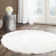 Solid Colour Faux Fur Area Rug