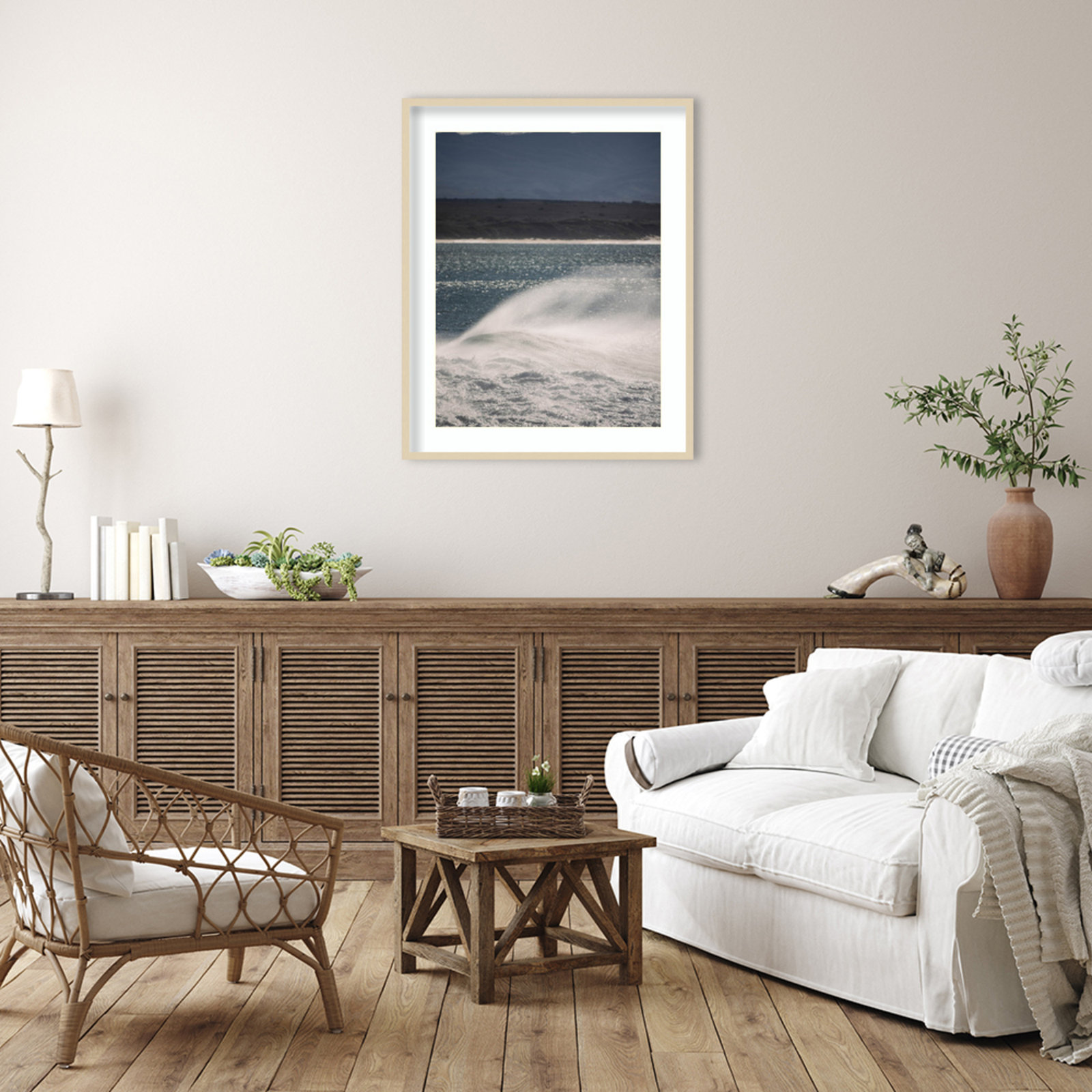Orlin "Sea Spuit" Print by Shot by Clint, Brown, 41" H x 33" W