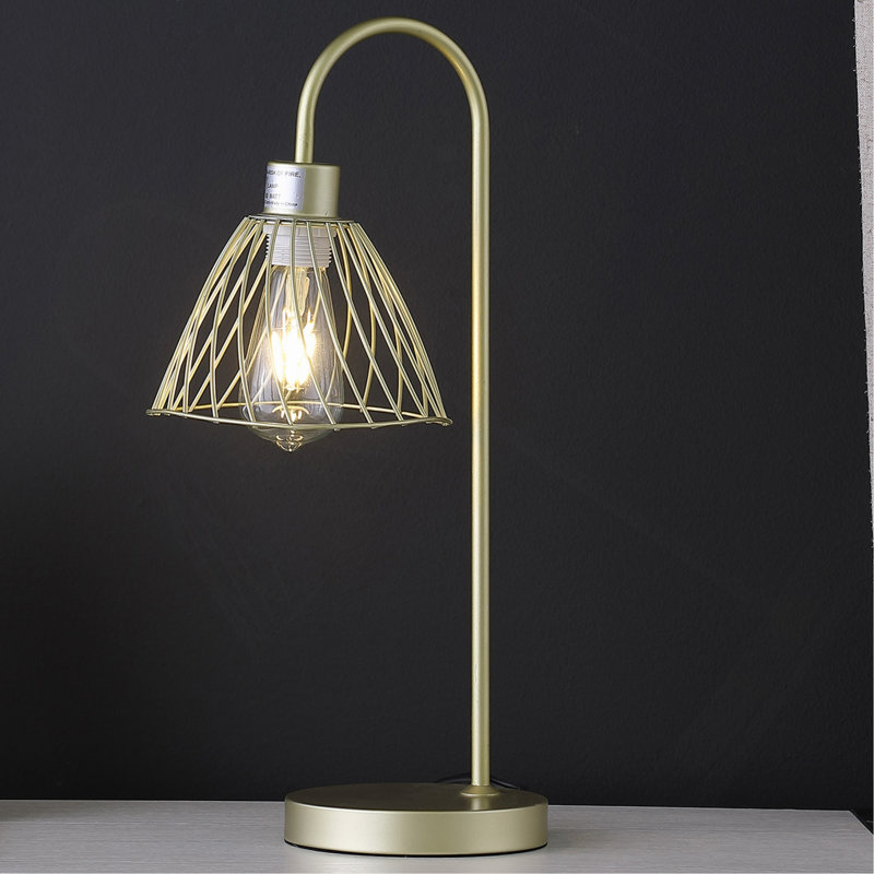 Lampe de table suspendue en métal 20,5 po