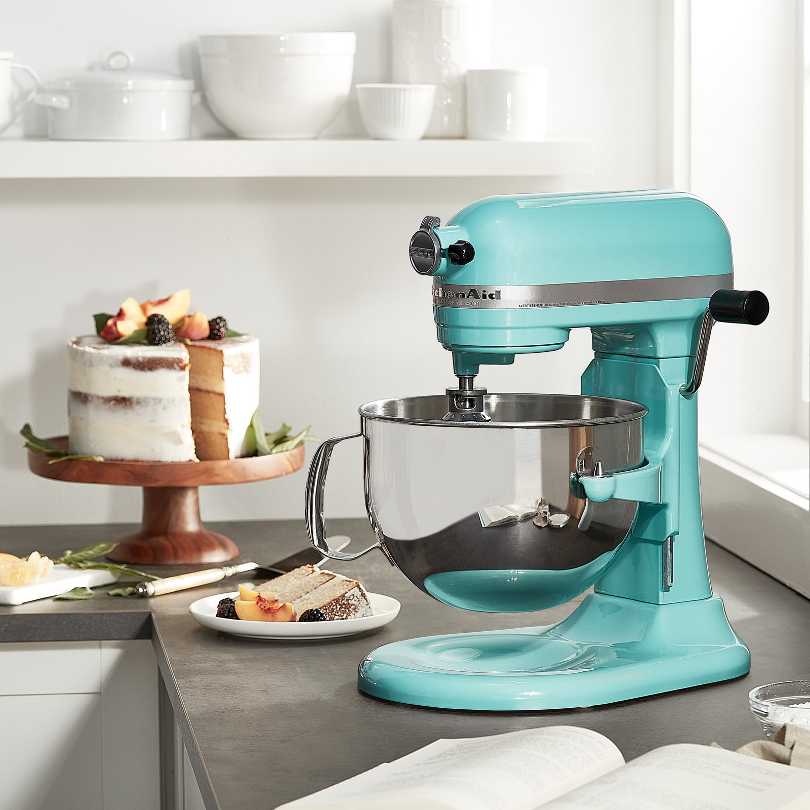 KitchenAid® Professional 600 Series 6qt Stand Mixer, Aqua Sky