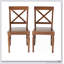 Timeless Acacia Wood Dining Chairs, 2-Pcs Set, Combining Classic Design and Enduring Durability for Any Dining Room