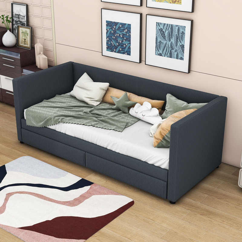 Arij Upholstered Daybed, Gray