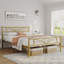 88.5cm Height Metal Bed Frame with Cloud-inspired Design Headboard-1728488633-1711806092