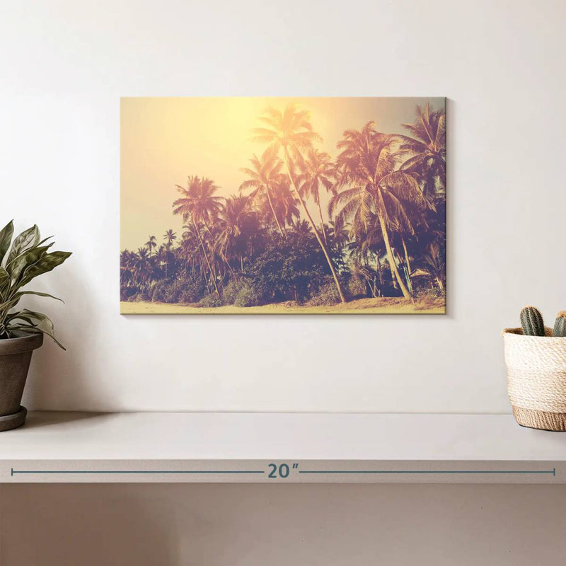 Gillard Hazy Palm Trees Gillard, 8" H x 12" W