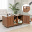 Aaliyah Enclosed Litter Box Enclosure-1914697716