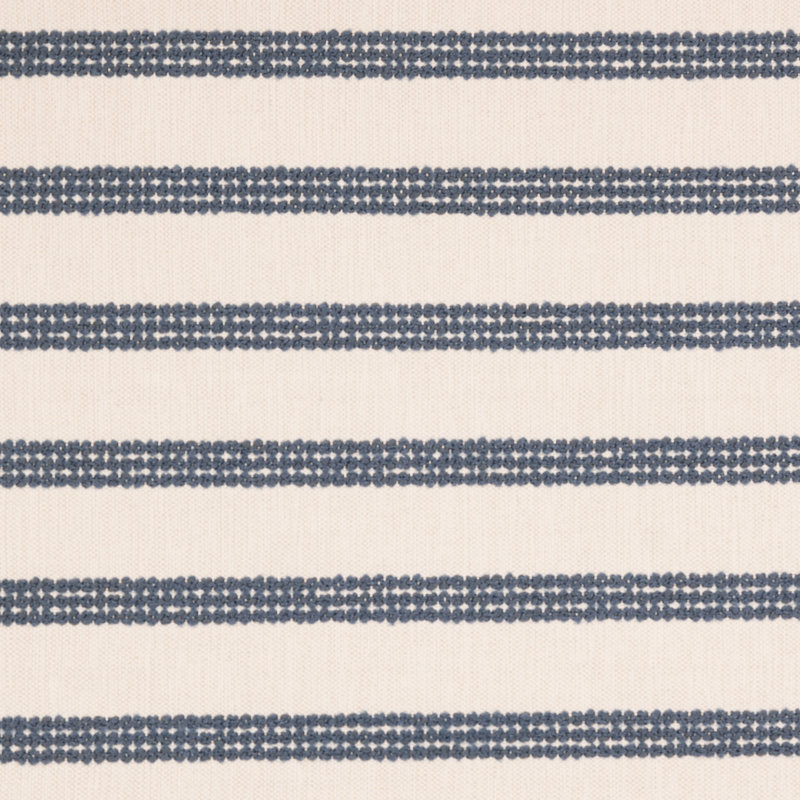 Birch Lane Twisted Band Marine 2" Textured Stripe Dining Chair Seat Pad with Ties