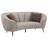 Glynes Upholstered Channel Back Curved Loveseat Beige-957825252