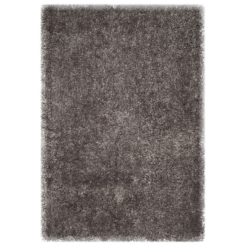 Tapis gris touffeté à la main Shirey, Rectangle 4 pi x 6 pi