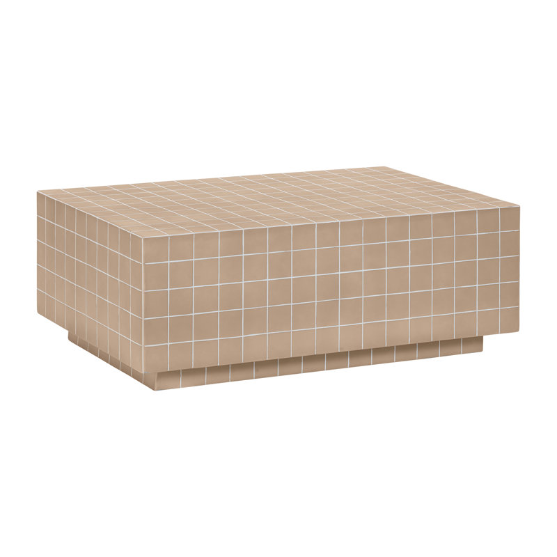 Tile Indoor / Outdoor Coffee Table, Taupe