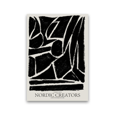 Things Fall Apart - Black - Wrapped Canvas Print
