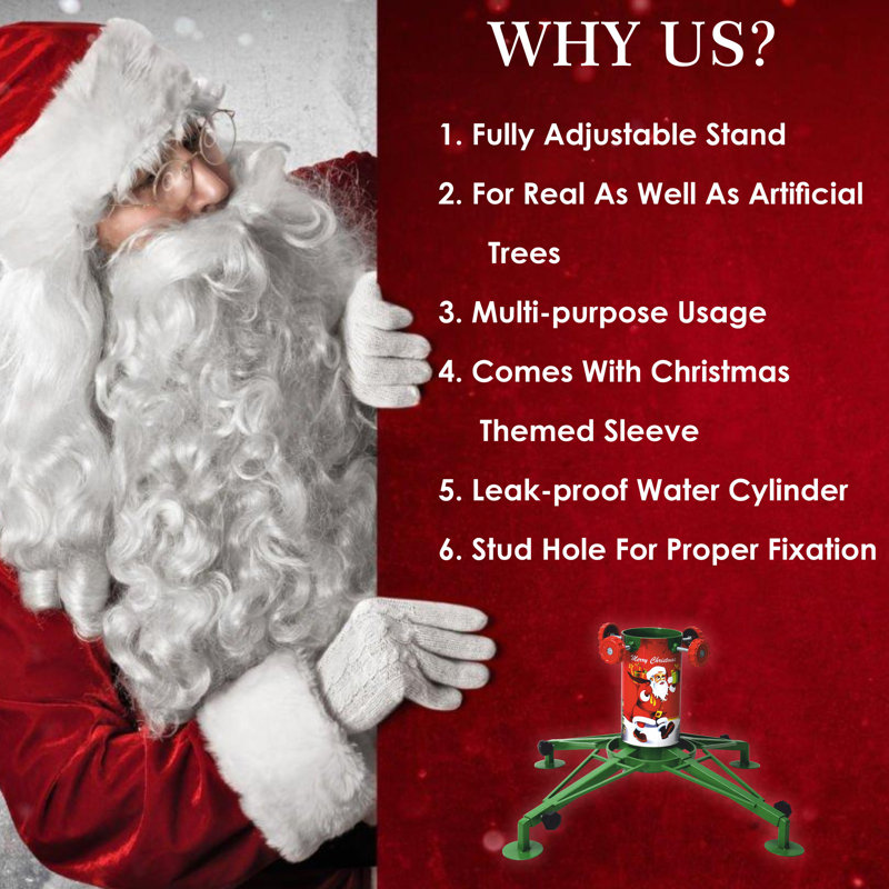 Support d'arbre de Noël naturel