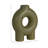 Corsetti Modern Ceramic Stoneware Vase with Sculptural Geometric Design-647905073