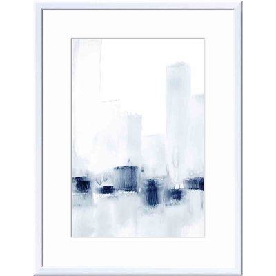 «City Across the Water II» par Ethan Harper - peinture encadrée