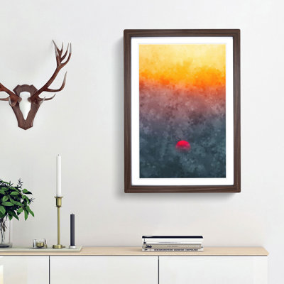 Sunset in Portugal - Framed Print