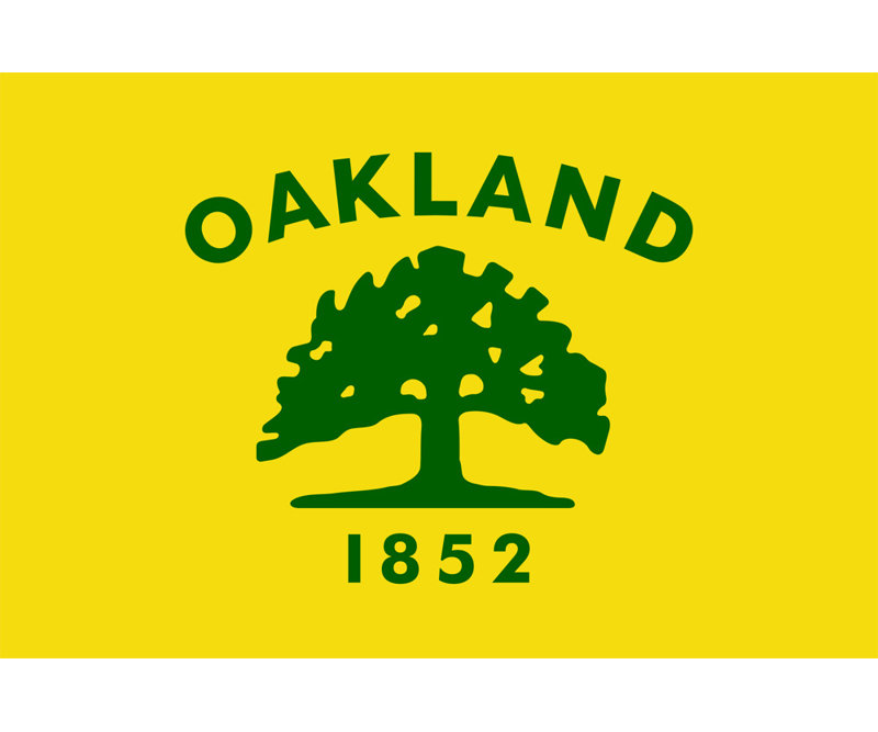 Oakland, Californie, H 12 po x l 18 po