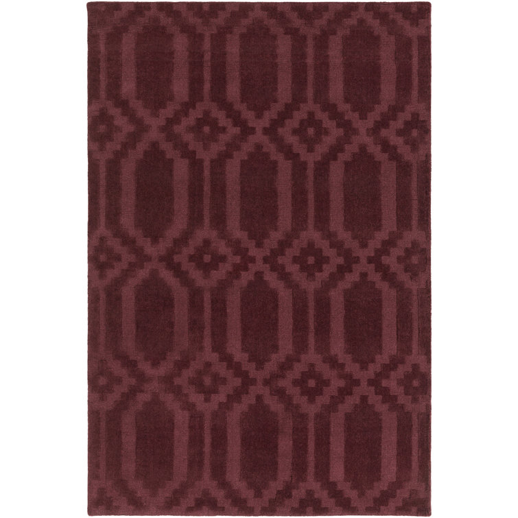 Brack Wool Geometric Indoor Rug