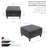 Amariauna Storage Ottoman with Wooden Legs-1125980459