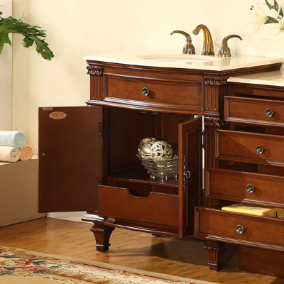 Ensemble de meuble-lavabo de salle de bain simple 51 po Brennon