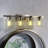 Hicklin 32 in. 3-Light Modern Dimmable Vanity Light with Clear Glass Shade-497823733
