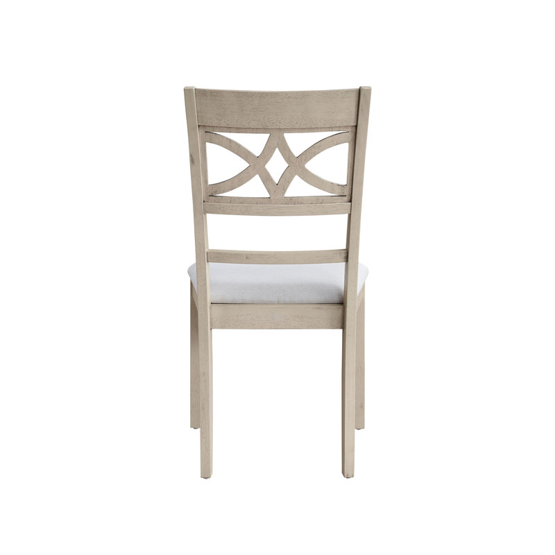 Ensemble de salle à manger 7 pièces Ferris avec chaises à dossier croisé et table rectangulaire Ferris