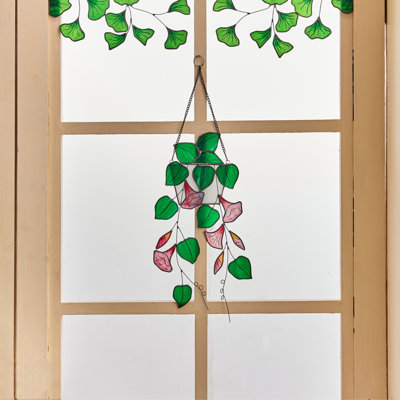 Plants & Flowers Window Panel