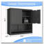 Armoire de rangement murale avec tablettes réglables-1656223843