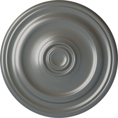 Médaillon de plafond Endurathane Melonie, DO 16 po x P 3 5/8 po x P 3/4 po (convient aux auvents jusqu'à 6 3/8 po), finition or pâle peinte à la main