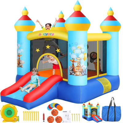 Jeu gonflable gonflable, château plein d'entrain d'intérieur / extérieur de château d'enfants avec le ventilateur 470W