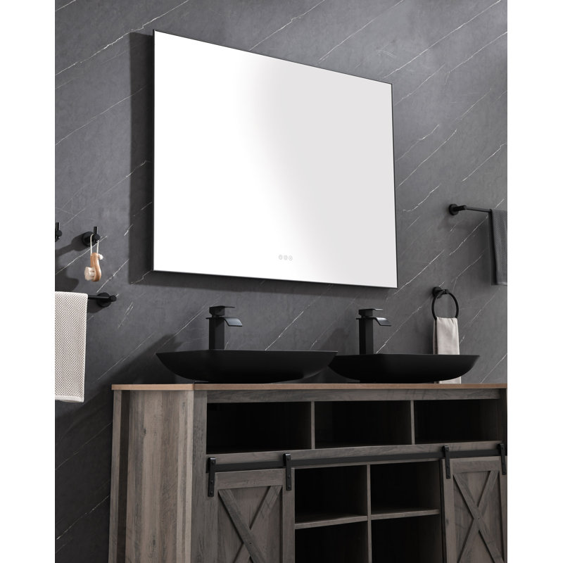 Miroir de salle de bain mural, 35,89 po x 47,89 po
