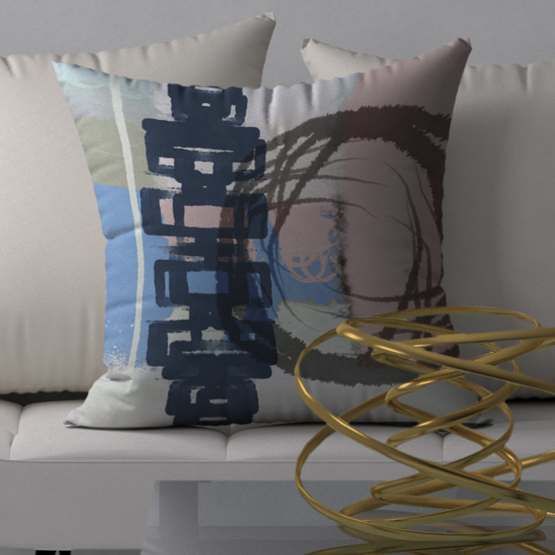 Housse de coussin décorative carrée impeccable, 20 po X 20 po