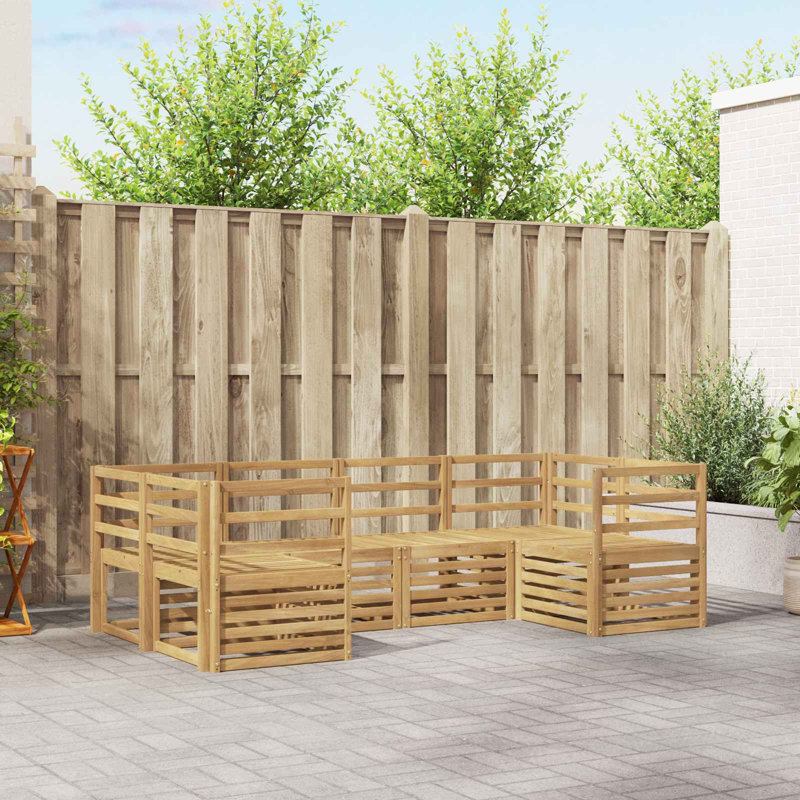 245cm Wide Patio Sectional Set
